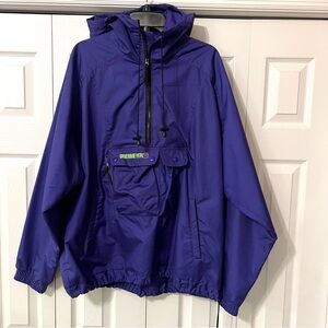 Obermeyer vintage purple hooded pullover Size Large